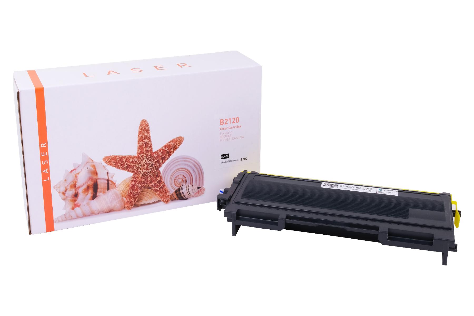 TN2120 alternativ Toner schwarz für Brother / TN2120 / 2.600 Seiten