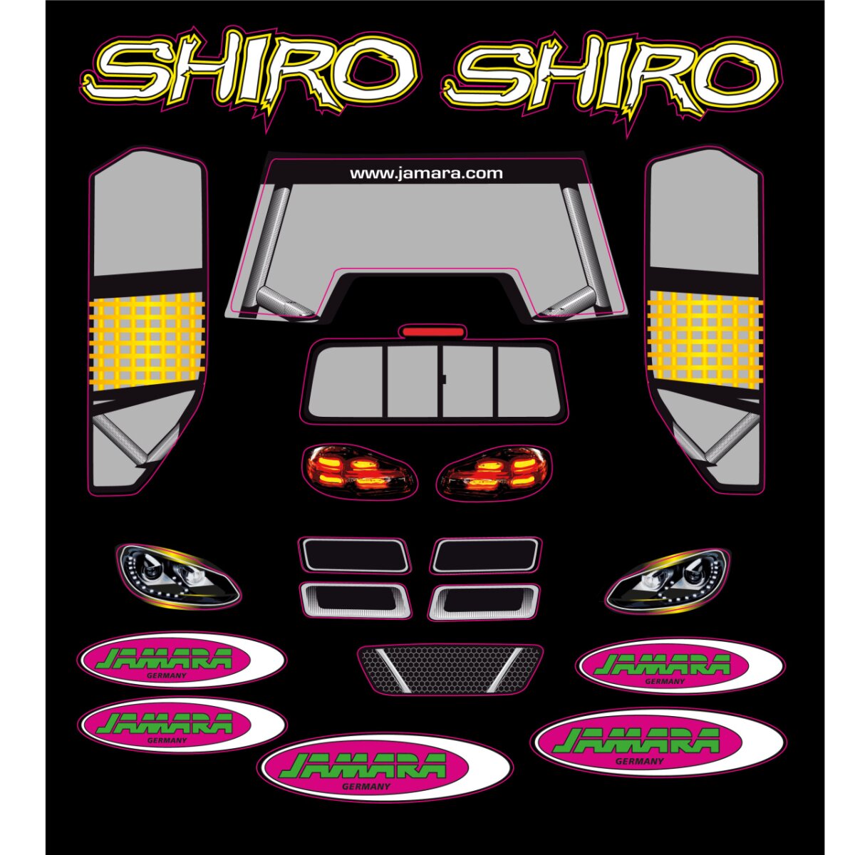Dekorbogen Shiro Dekorbogen Shiro