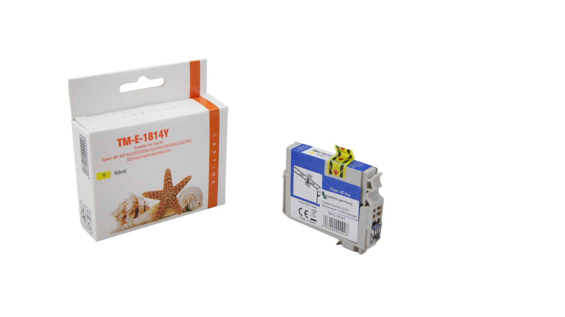 T1814XL alternativ Seestern Tinte gelb / C13T18144010 / 9,6ml