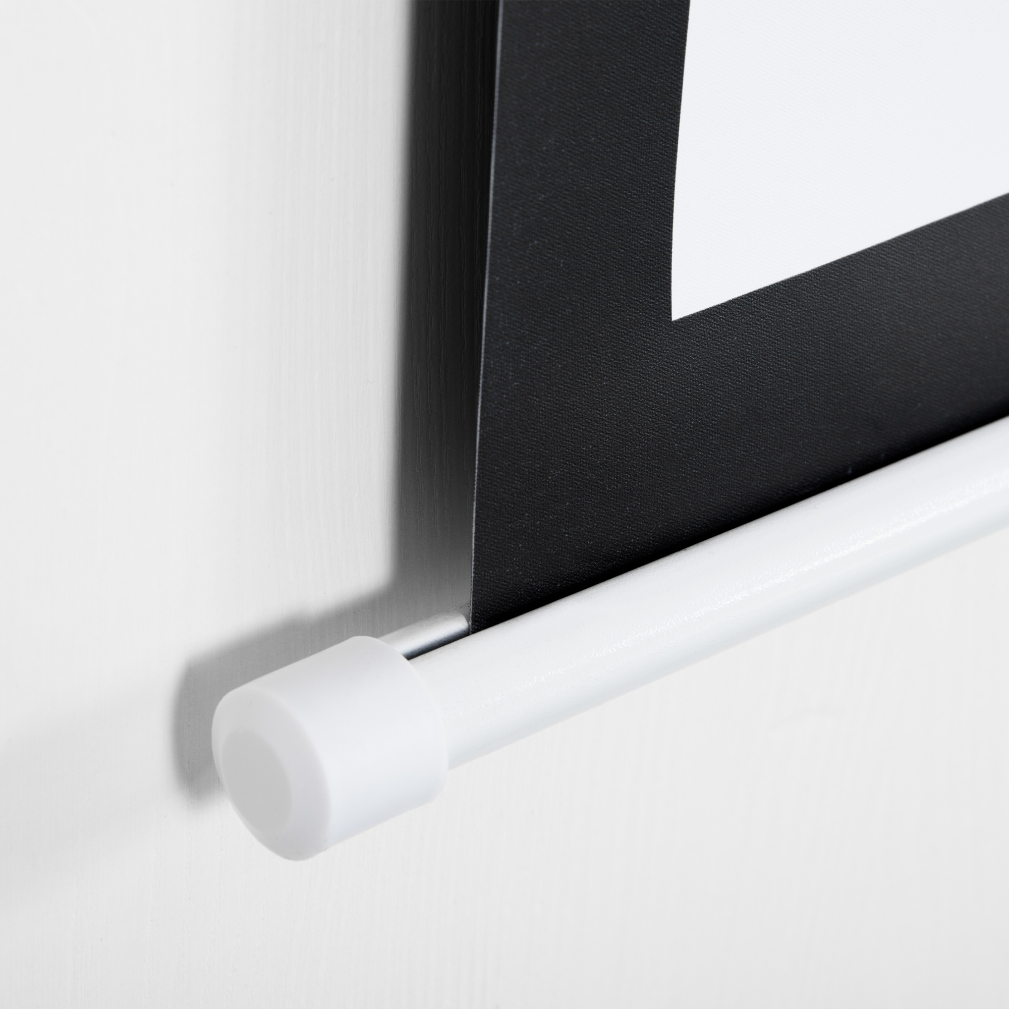 Beamer-Leinwand, inkl, Ständer, Wand- oder Deckenmontage, 16:9 Seitenverhältnis, 172x96 cm, Weiß