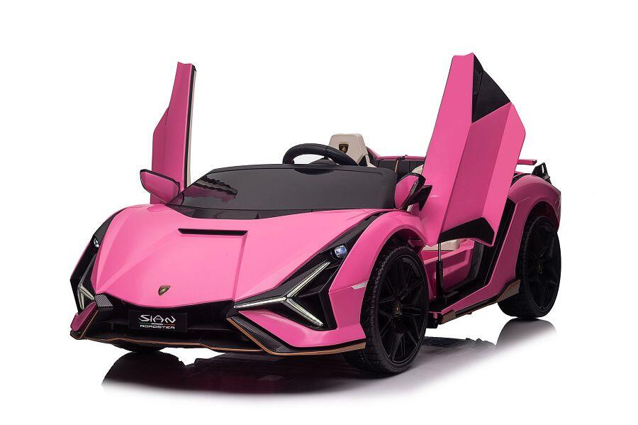 Kinderfahrzeug Lamborghini SIAN 2 Sitzer - pink