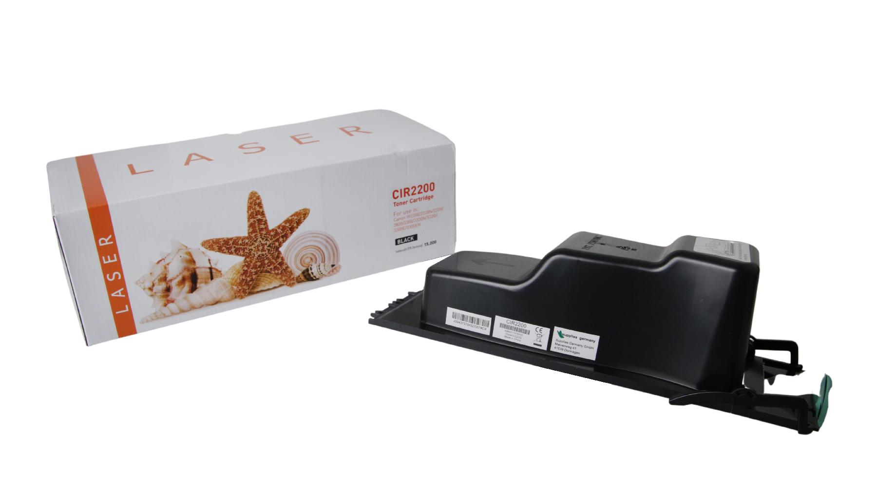 IR2200 alternativ Toner black für Canon  / CEXV3 / 15.000 Seiten
