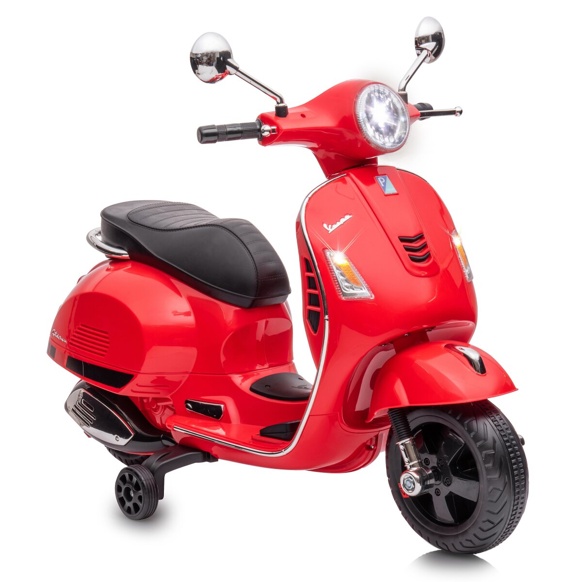 Kindermotorrad Vespa GTS 125 rot Li-Power 12.6