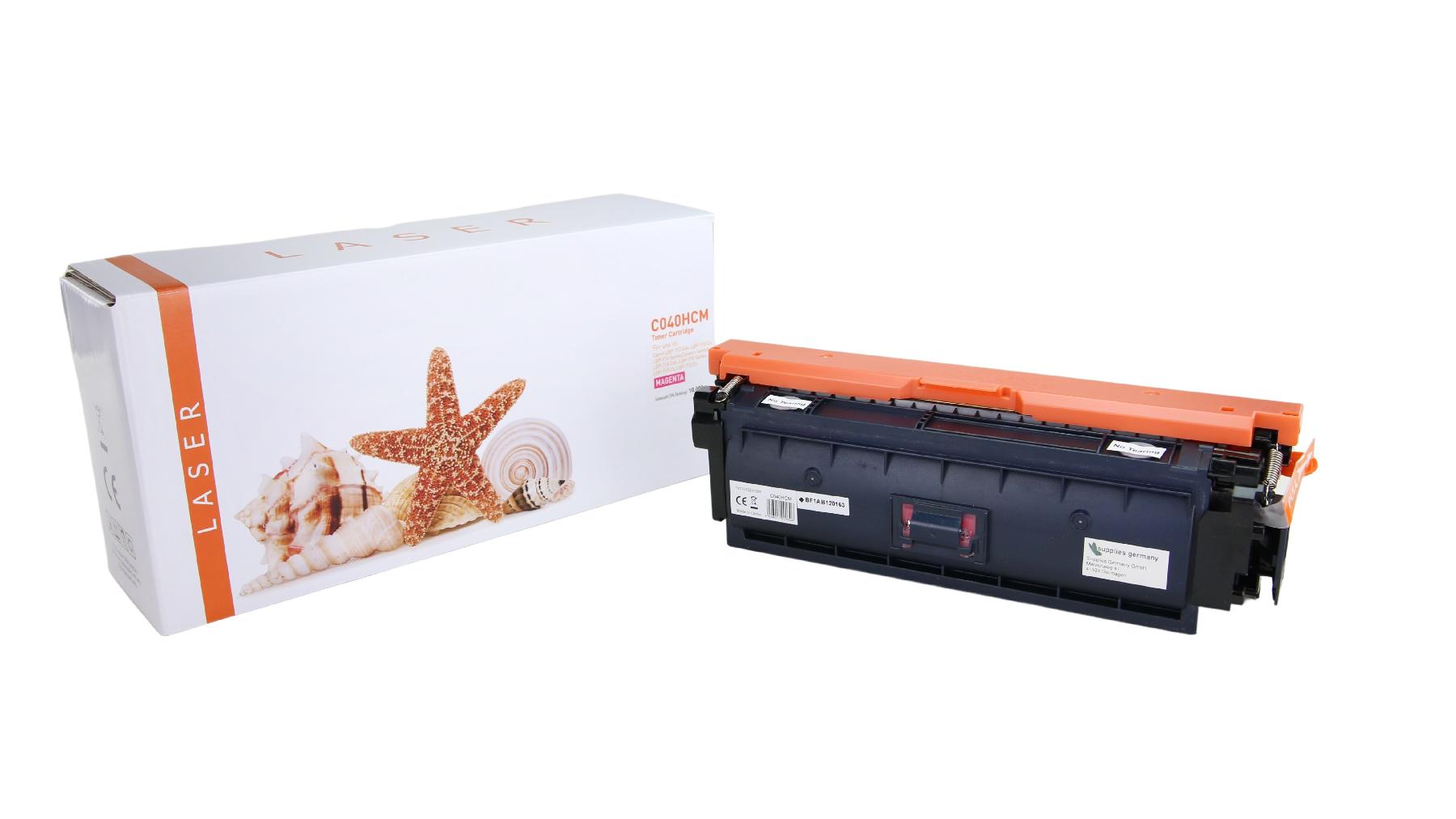040HM alternativ Toner Magenta für Canon / 0457C001 / 10.000 Seiten