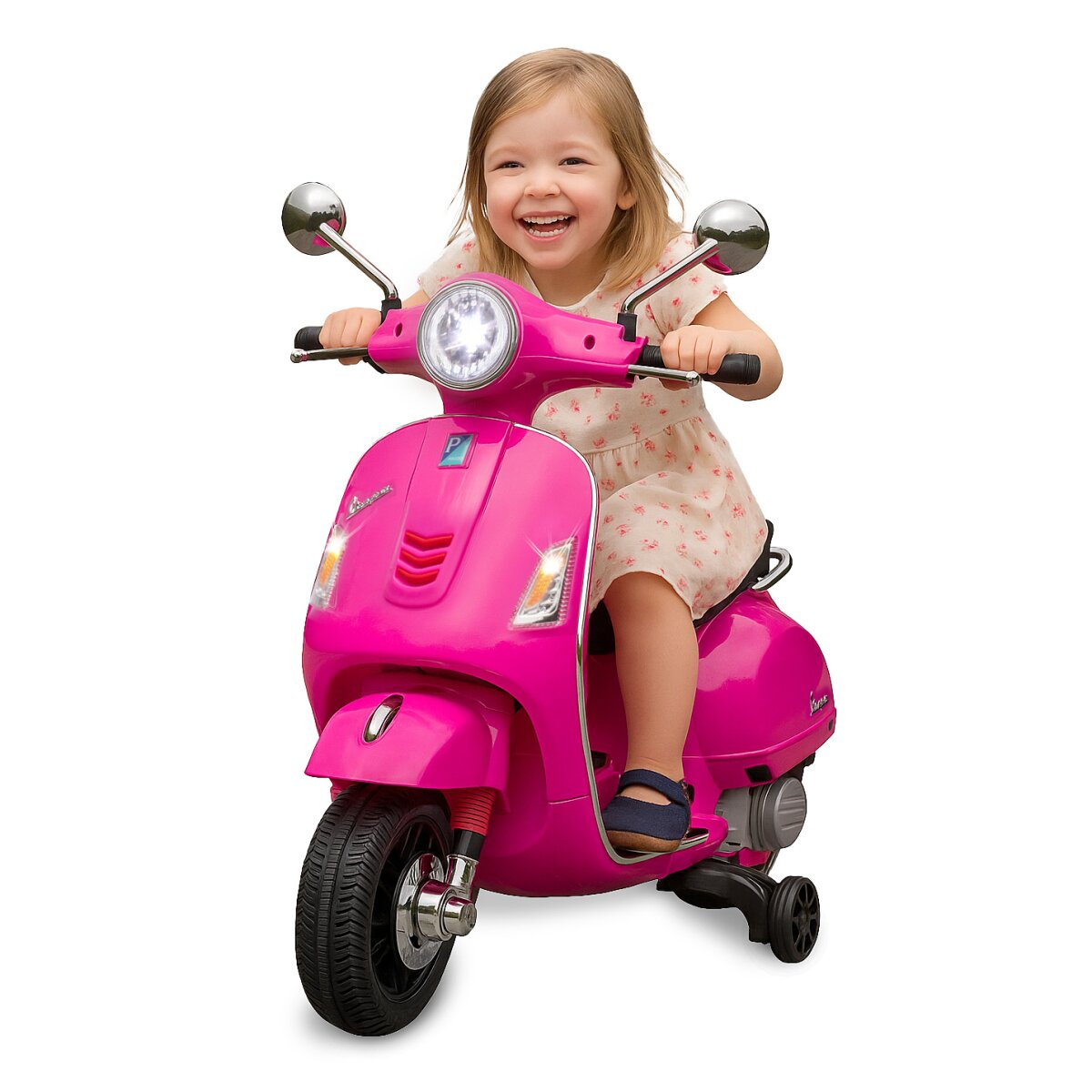 Kinderfahrzeug Vespa GTS 125 pink Li-Power 12.6