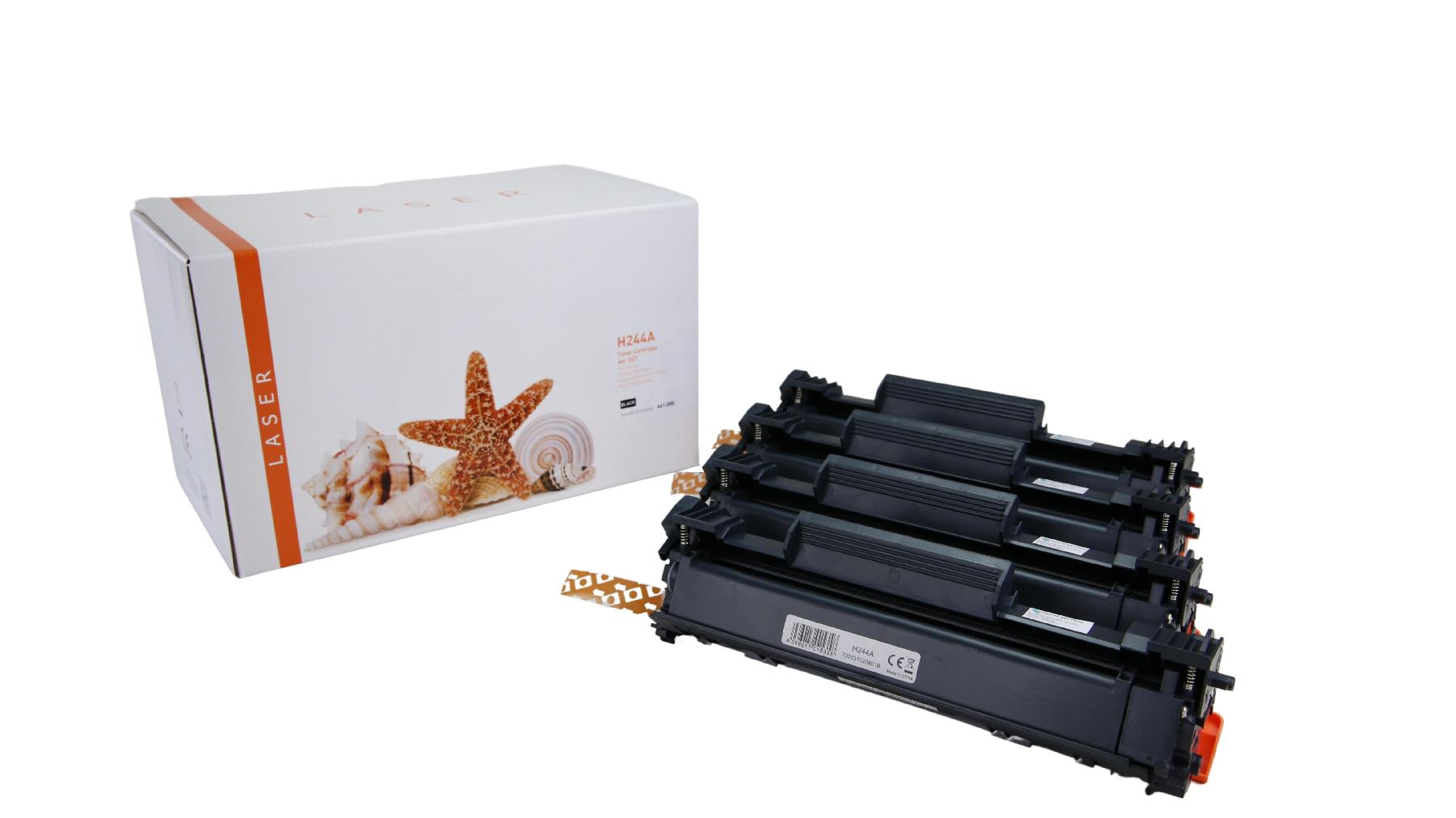 4er Set CF244A alternativ Toner schwarz für HP / CF244A / 4x1.000 Seiten 4er Set CF244A alternativ Toner schwarz für HP / CF244A / 4x1.000 Seiten