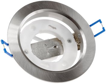 Einbaustrahler "CT-DS108" Ø108mm / GX53 Fassung, 230V, Aluminium gebürstet