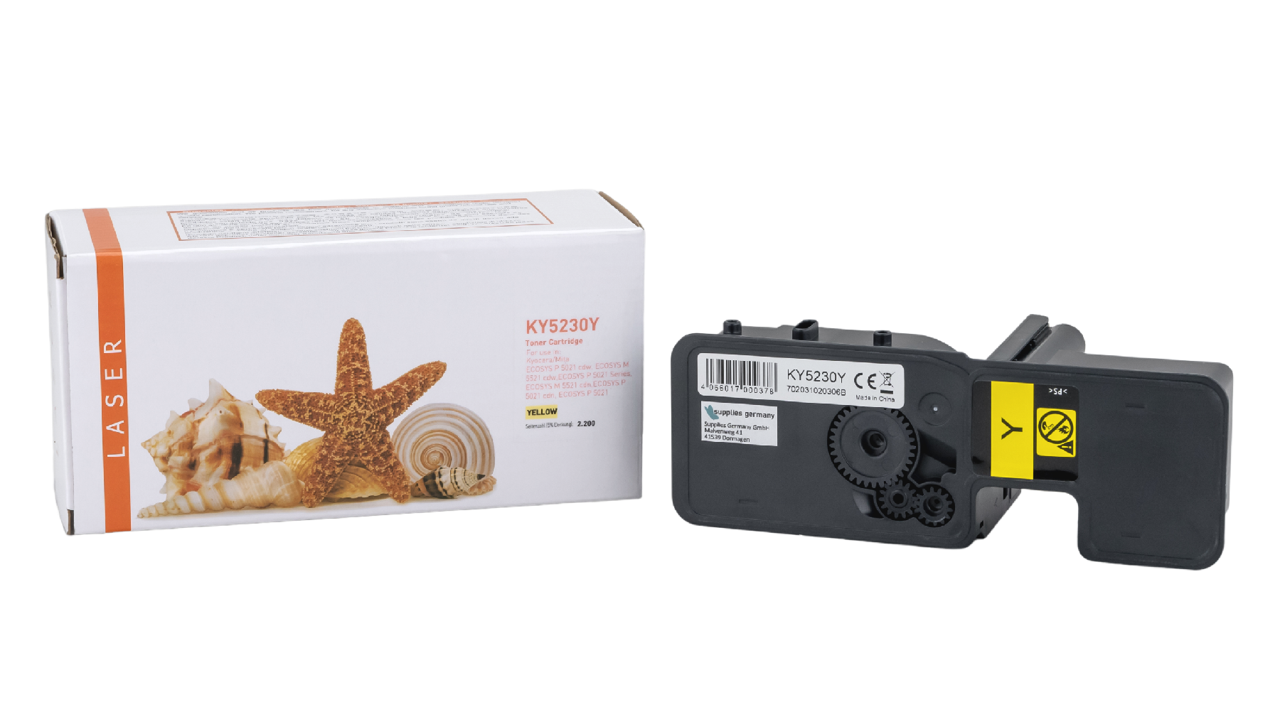 TK5230Y alternativ Toner gelb für Kyocera / TK5230Y / 2.200 Seiten TK5230Y alternativ Toner gelb für Kyocera / TK5230Y / 2.200 Seiten