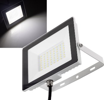 LED-Fluter "CTF-SLW 50" - IP65, 50W, 4098lm, 4000K neutralweiß LED-Fluter "CTF-SLW 50" - IP65, 50W, 4098lm, 4000K neutralweiß