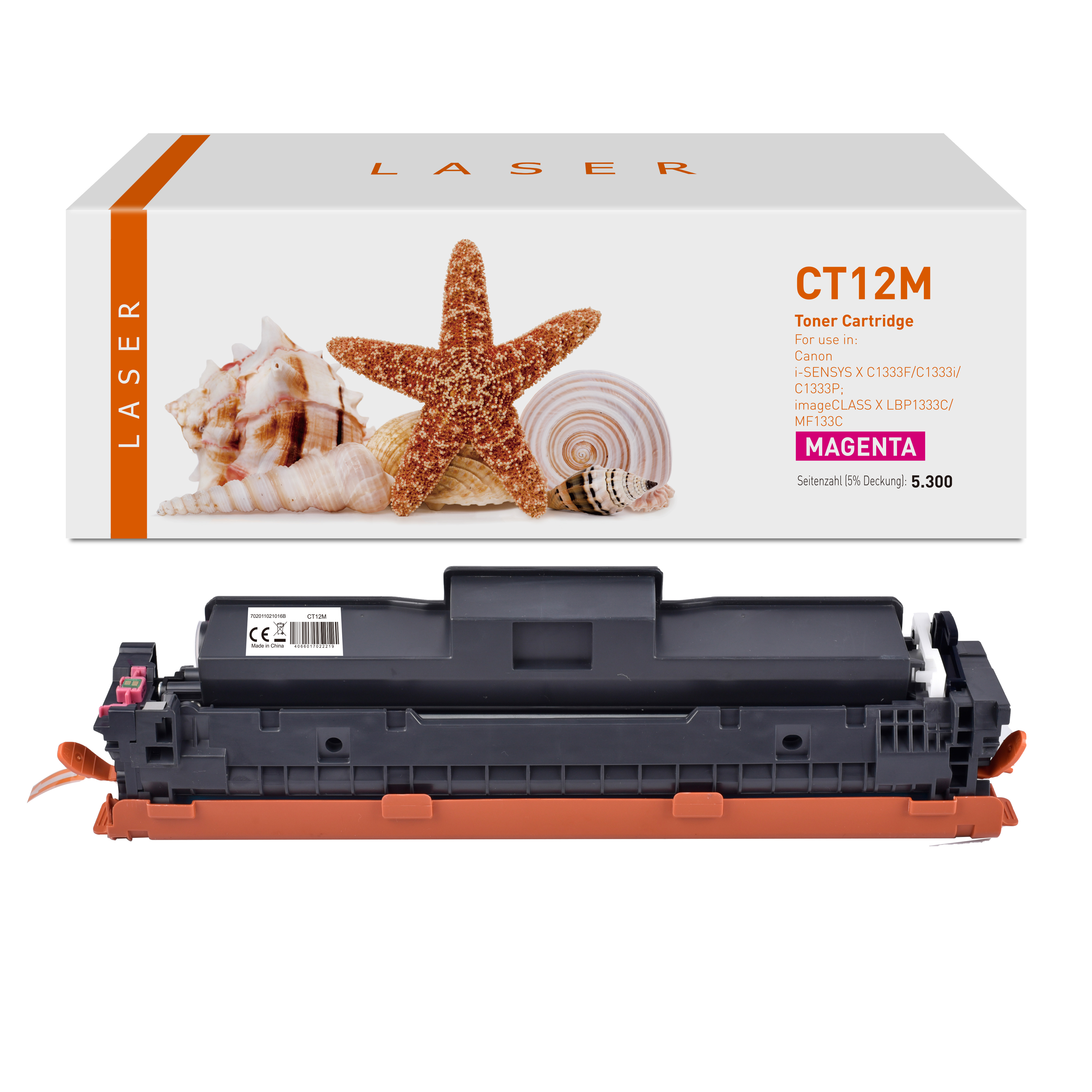 T12Y alternativ Toner yellow für Canon / 5095C006 / 5.300 Seiten