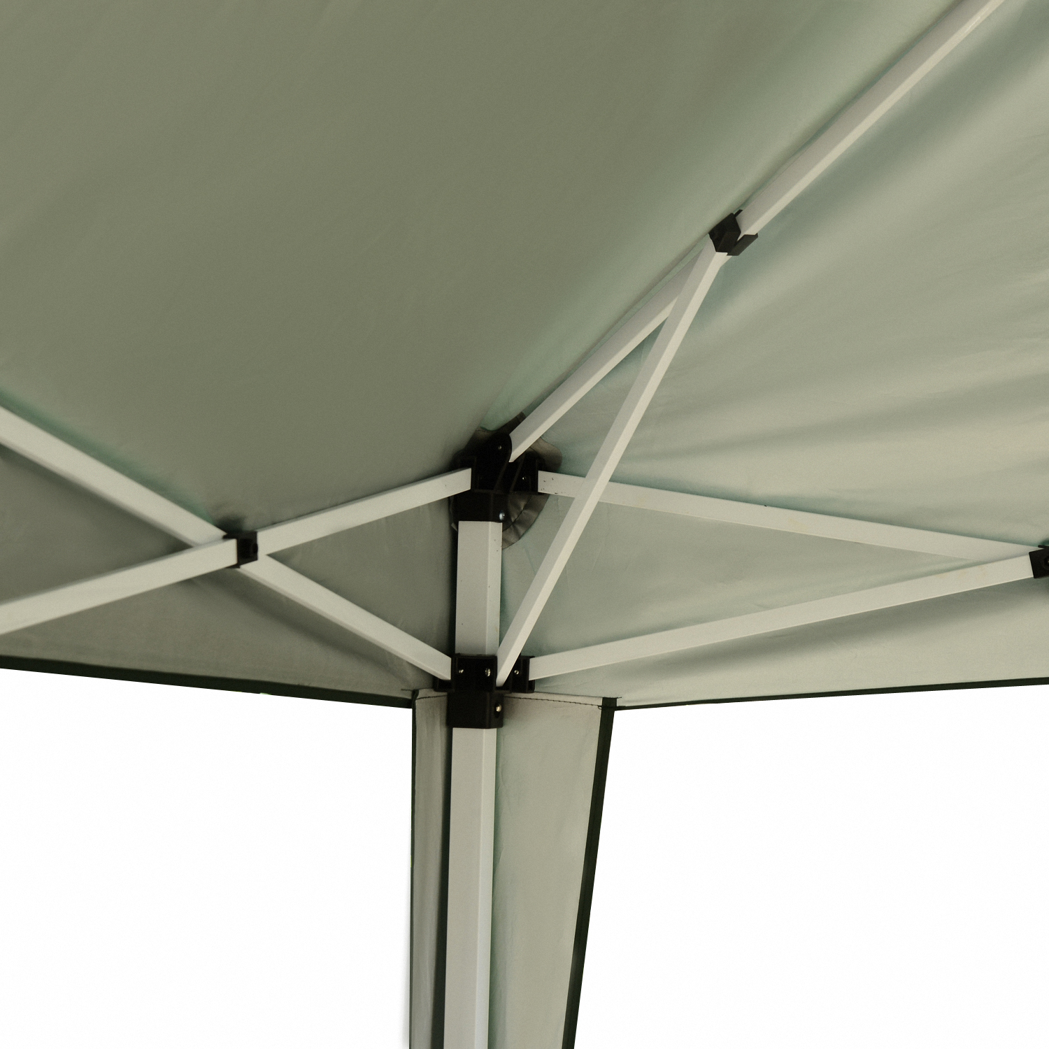 Pavillon, 2,95 x 2,95 m Pop-Up-Faltpavillon, Gartenpavillon, Partyzelt, UV-Schutz, Stahl+Oxfordstoff, Grün
