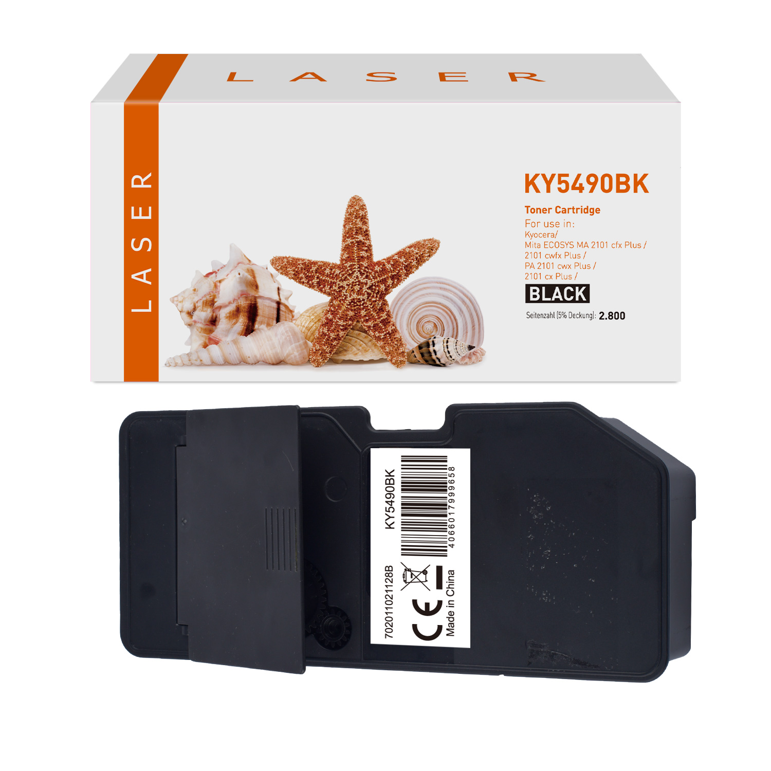 TK5490schwarz alternativ Toner schwarz für Kyocera / TK5490 / 2.800 Seiten