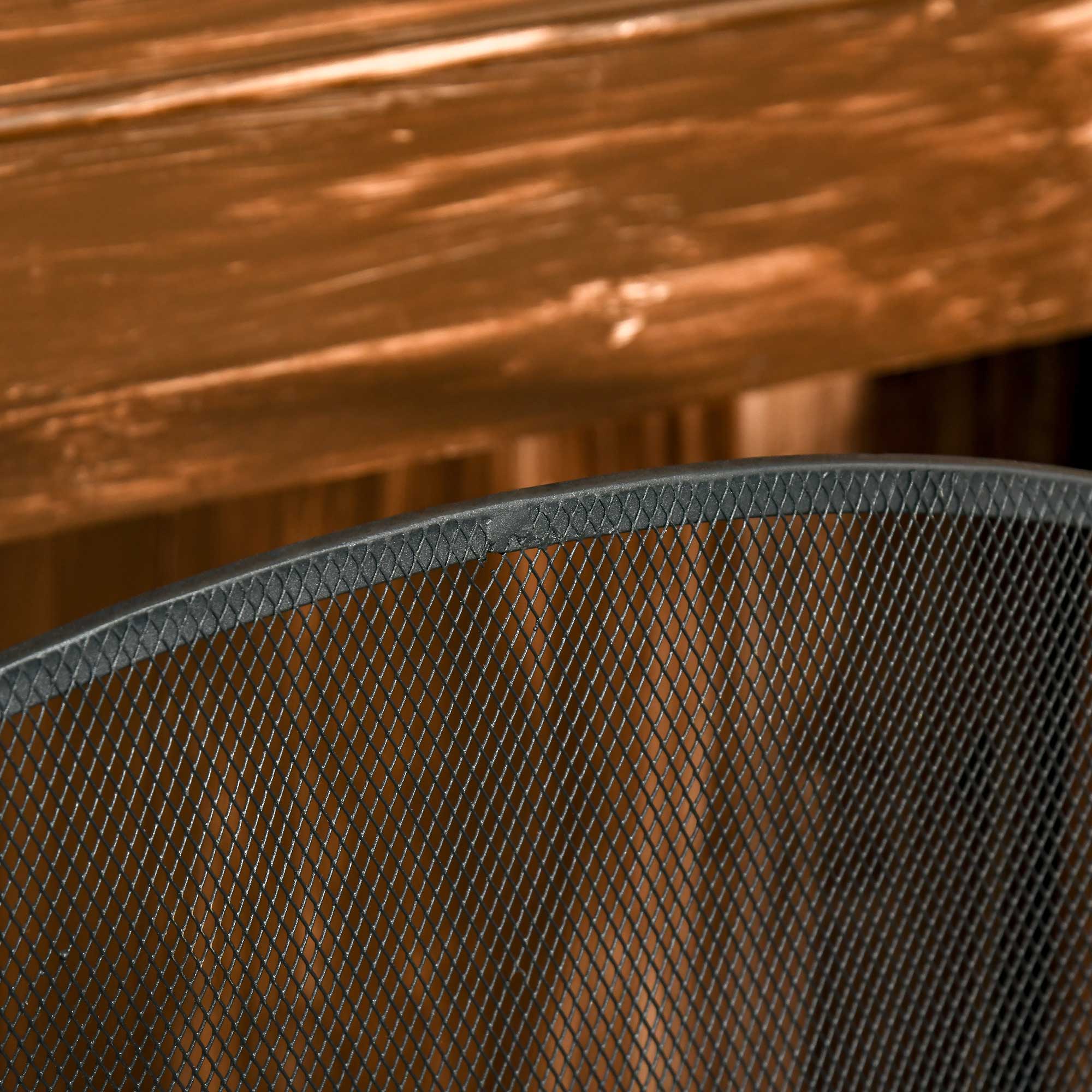 Funkenschutzgitter Faltbare Kaminschutzgitter Kamin Funkenschutz Feuerschirm Kaminfunkenschutz Ofenschutzgitter Metall 110 x 24 x 76,5 cm Schwarz