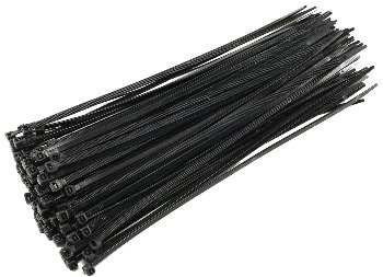 Kabelbinder 300mm x 4,8mm, schwarz, 100er Pack, hohe Zugkraft, UV fest Kabelbinder 300mm x 4,8mm, schwarz, 100er Pack, hohe Zugkraft, UV fest