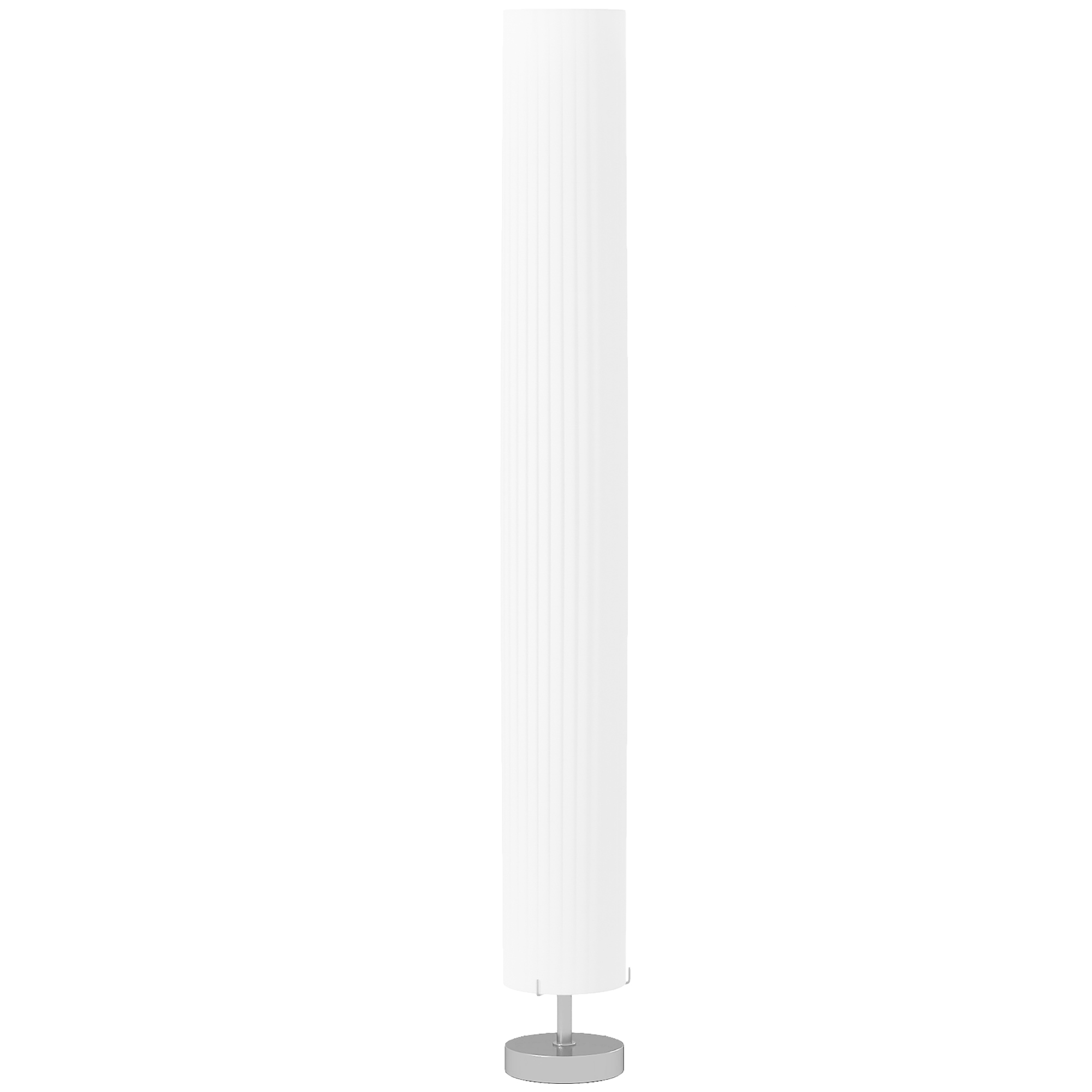 Stehlampe Wohnzimmer mit Schirm aus Polyester, 2 x E27 Fassung für Schlafzimmer 14 x 14 x 120 cm