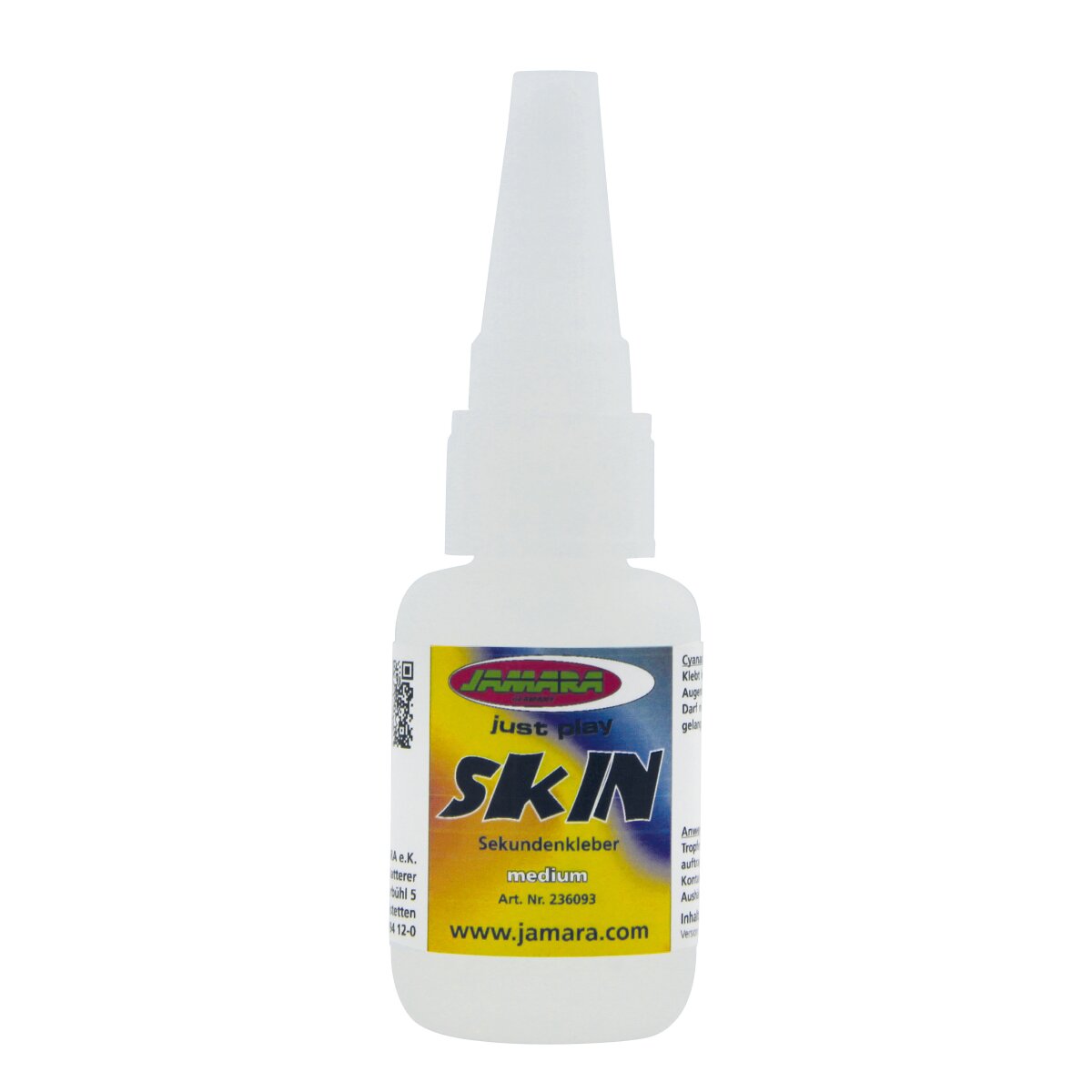Sekundenkleber Skin mit Nadel 20g medium Sekundenkleber Skin mit Nadel 20g medium