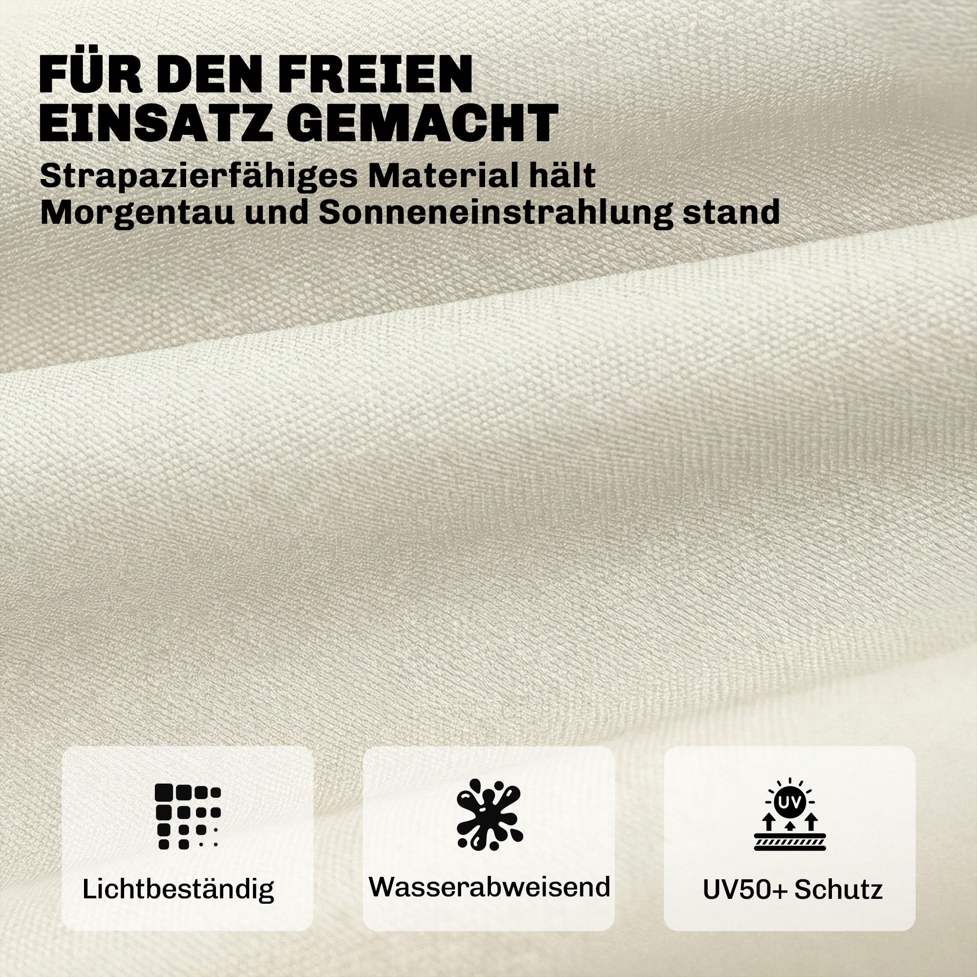 Palettenkissen Abnehmbar Sitzkissen mit Befestigungsbändern Palettenpolster für die meisten Liegen 198x65x13cm Beige