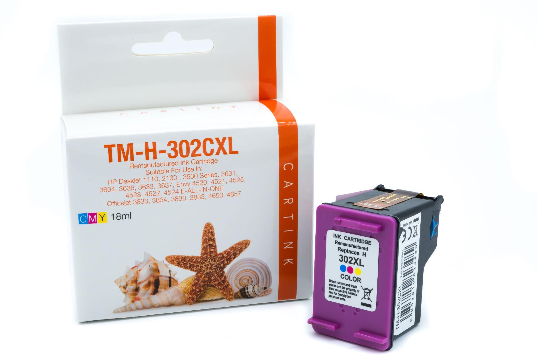 302CXL Refill Tinte Color für HP / F6U67AE / 18ml (EU)