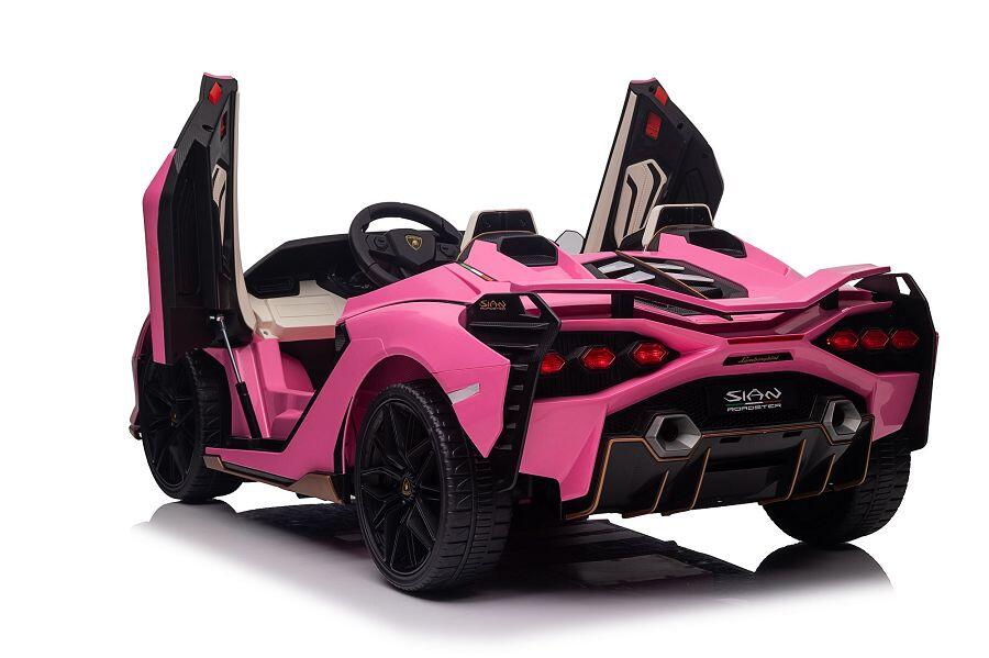 Kinderfahrzeug Lamborghini SIAN 2 Sitzer - pink