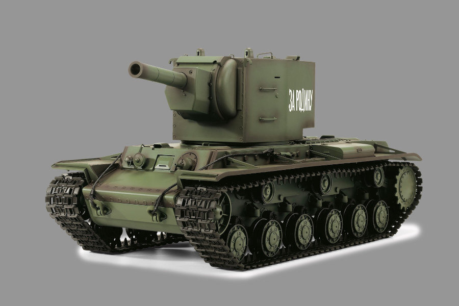 RC Panzer "KV-2" - Metallgetreibe & Metallketten PRO RRZ