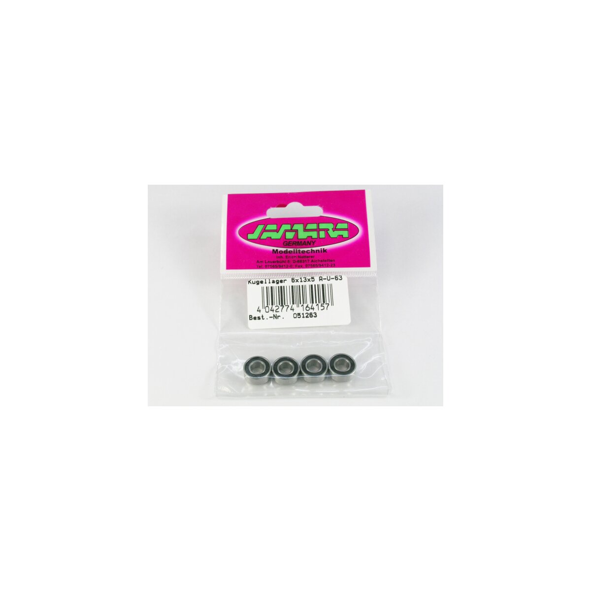 Kugellager 6x13x5 VE4 A- U-63/GTP HN