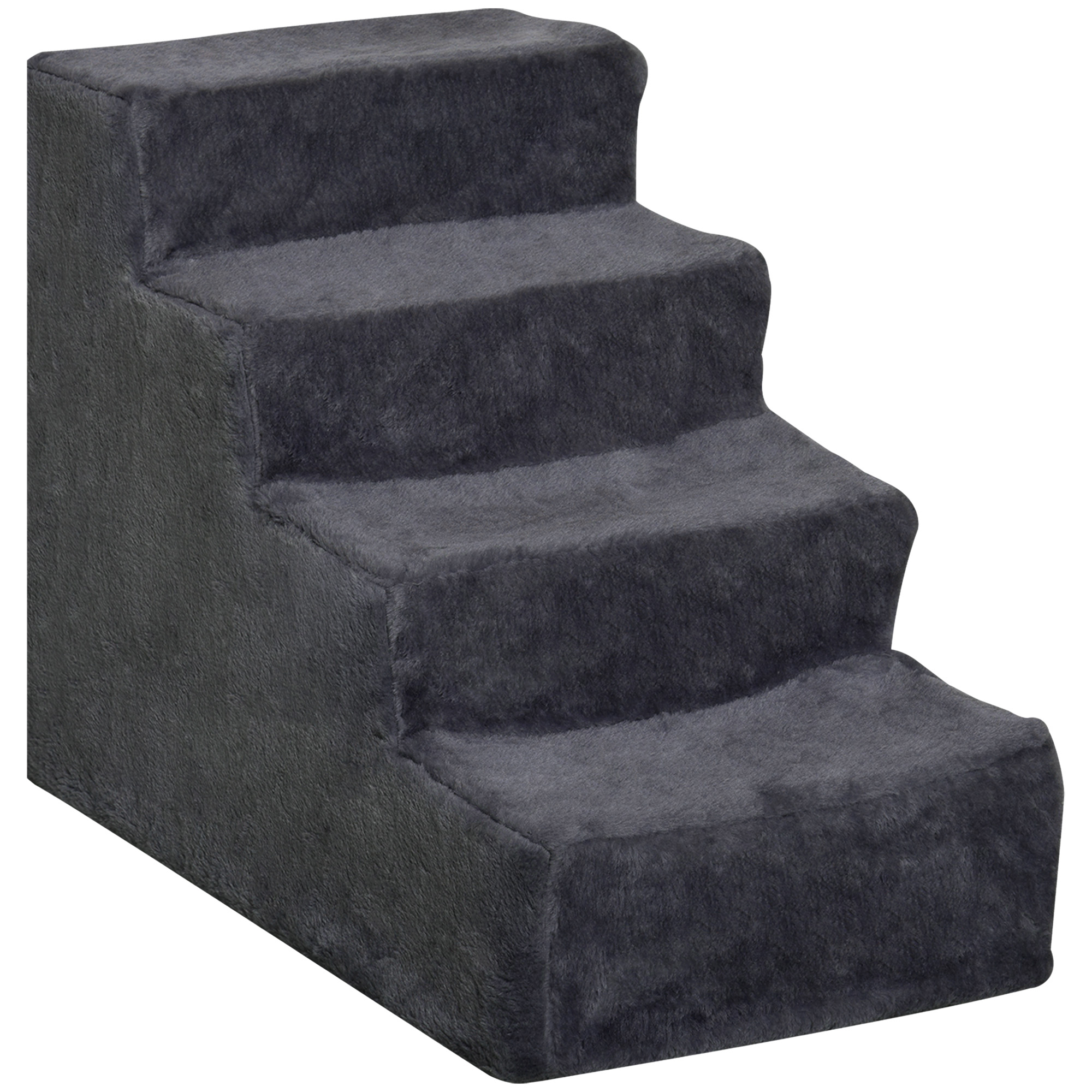 pawhut-hundetreppe-4-stufig-abnehmbarer-bezug-fur-kleine-hunde-44-cm-dunkelgrau~21PT4N6MI1801