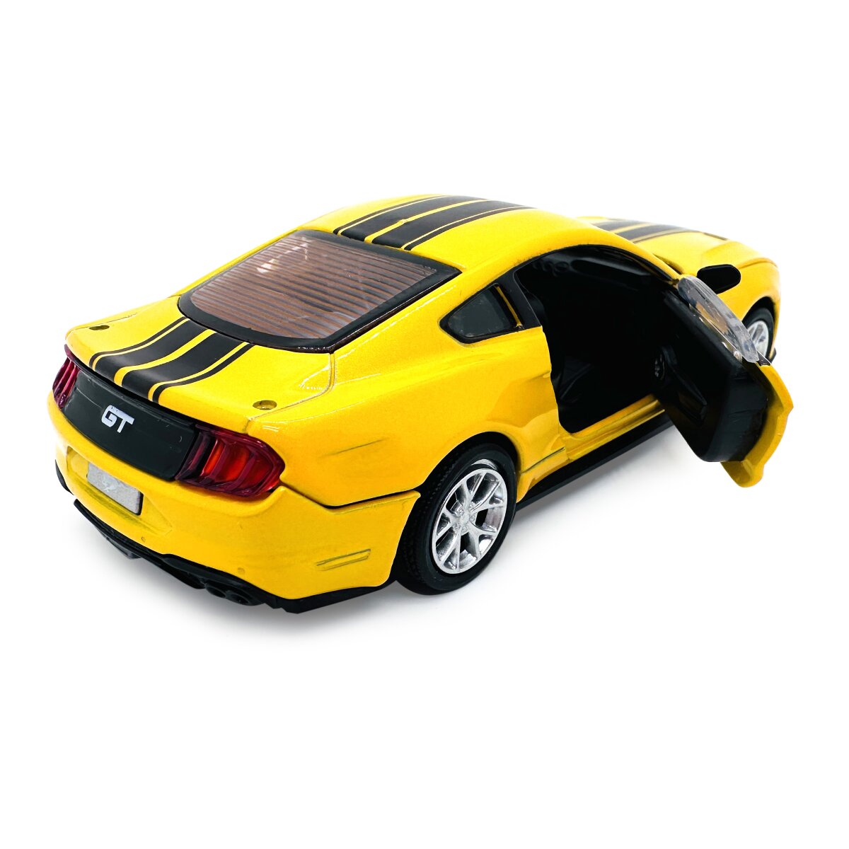 Ford Mustang GT Diecast 1:42 gelb 2in1