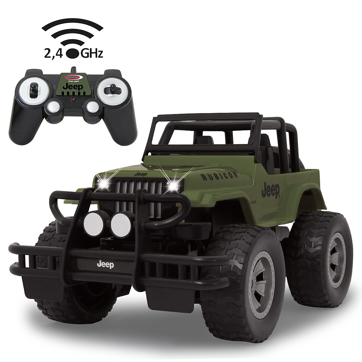 Jeep Wrangler Rubicon 1:14 olivgrün 2,4GHz Jeep Wrangler Rubicon 1:14 olivgrün 2,4GHz