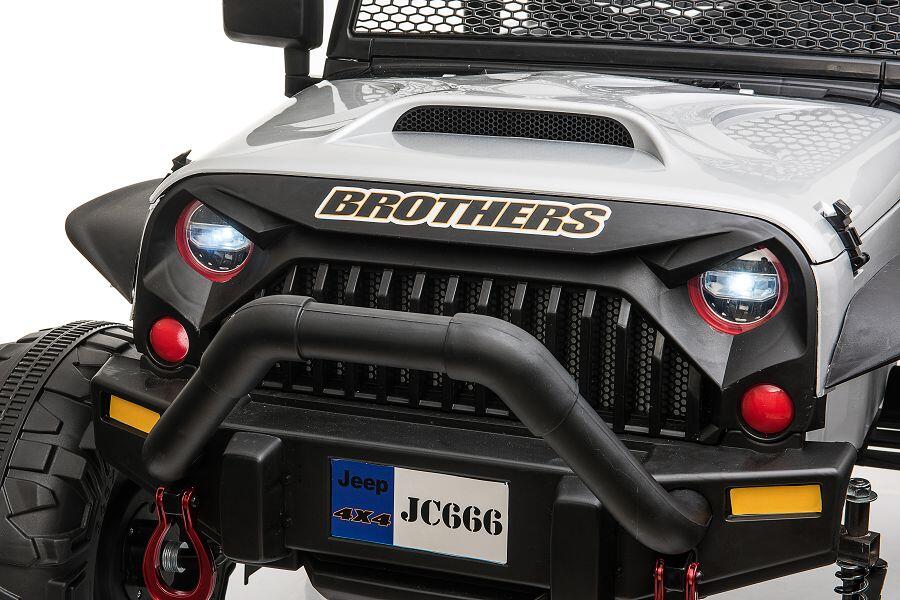 Kinderfahrzeug Offroad silver - lackiert