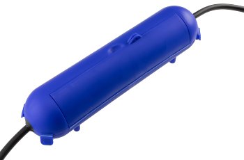 Kabelschutzbox für Aussen IP44 XL, für CEE, LxØ 365x90mm, Blau Kabelschutzbox für Aussen IP44 XL, für CEE, LxØ 365x90mm, Blau