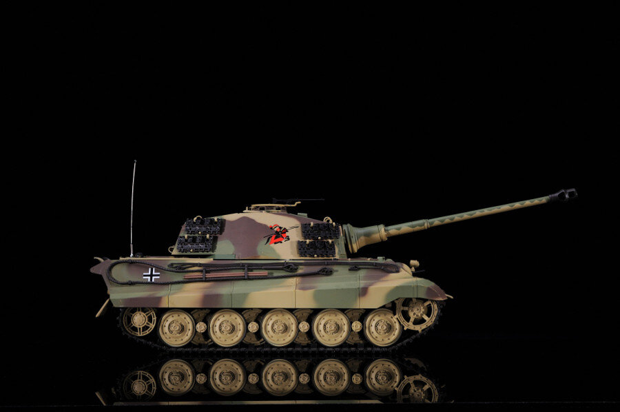 RC Panzer "Königstiger - Henschelturm" - Metallgetriebe & Metallketten