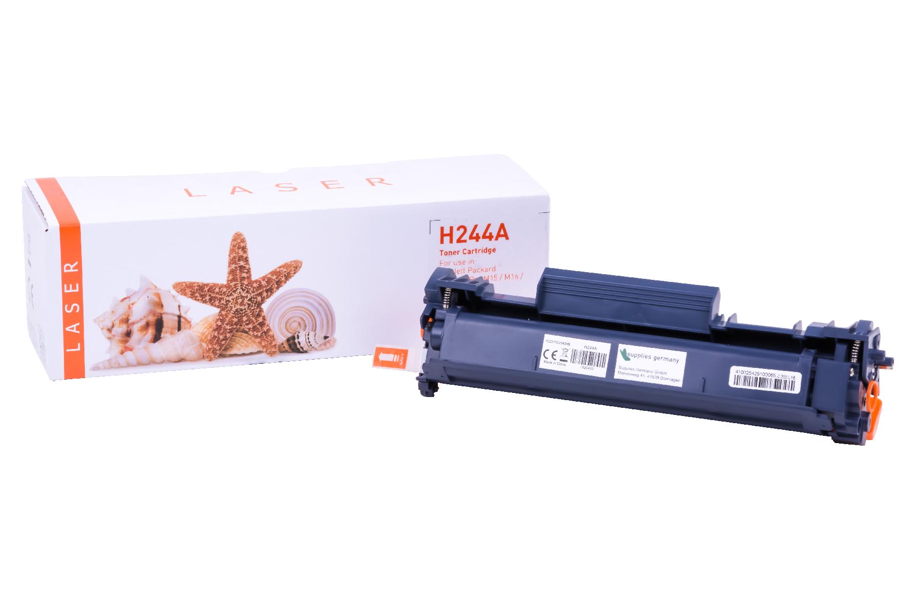 CF244A alternativ Toner black für HP / CF244A / 1.000 Seiten