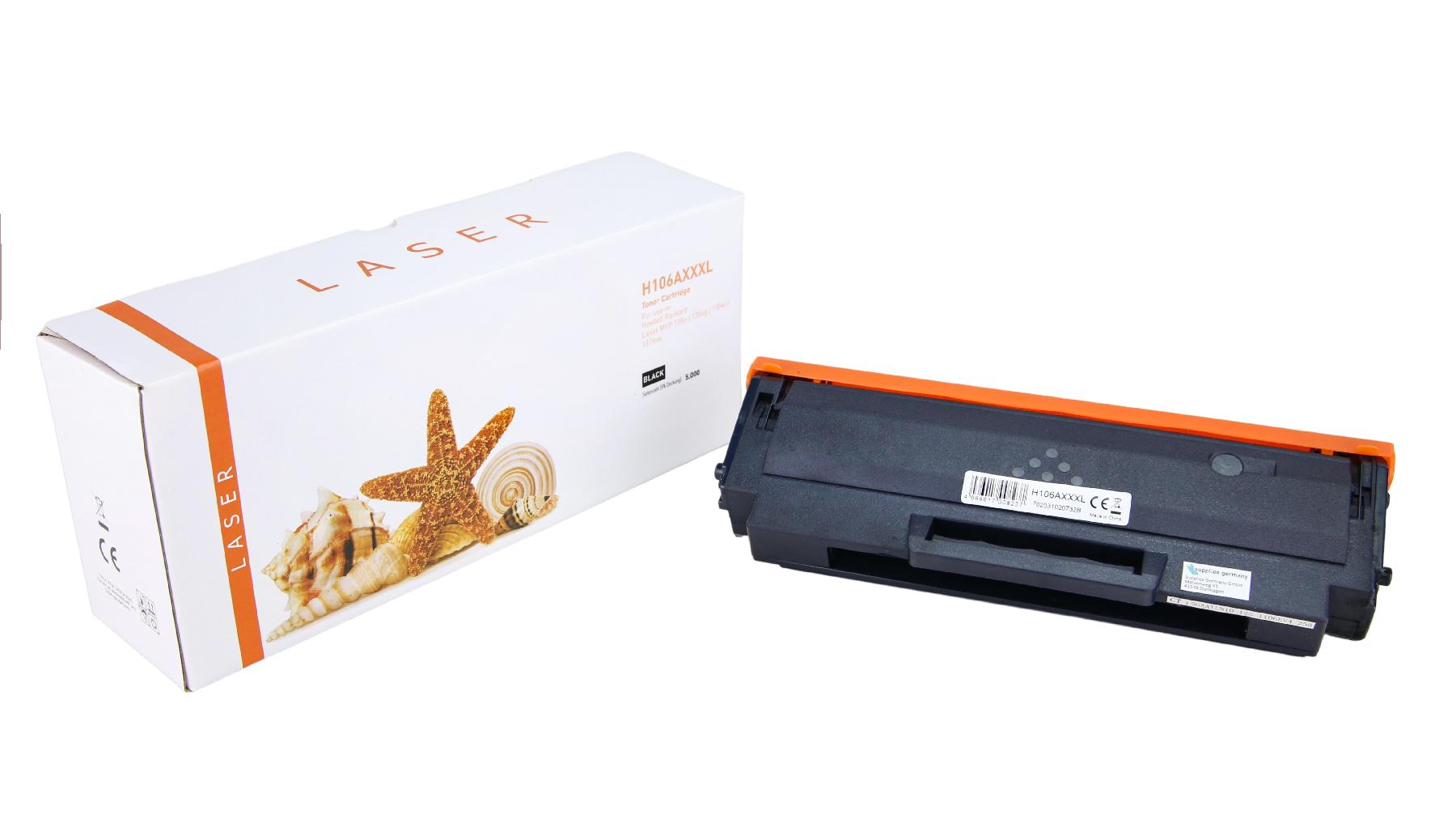 106AXXXL alternativ Toner black HP / W1106A / 5.000 Seiten 106AXXXL alternativ Toner black HP / W1106A / 5.000 Seiten