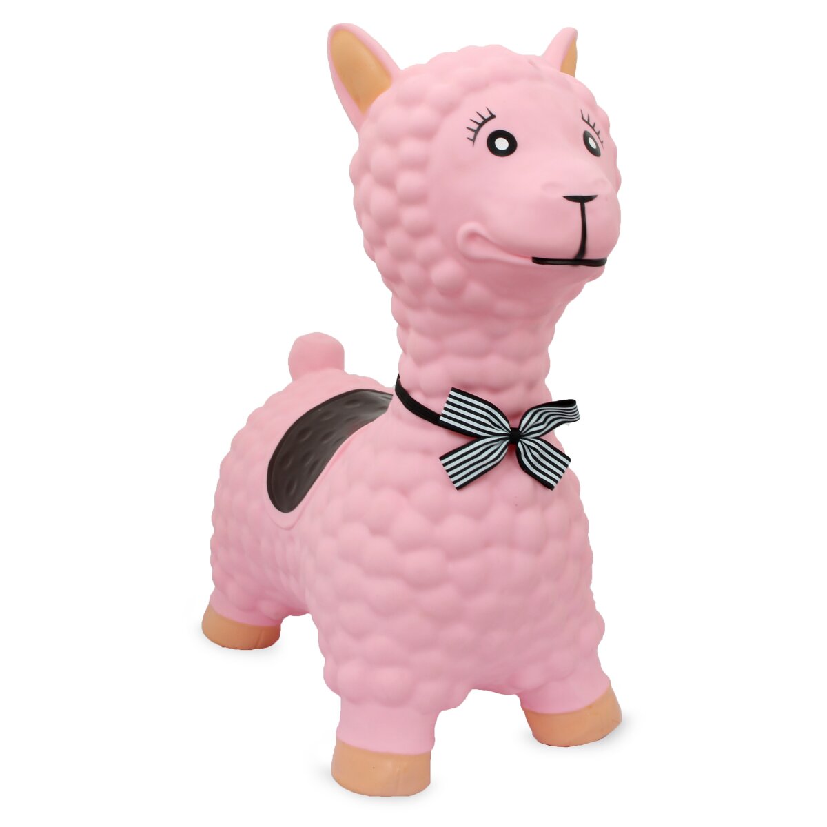 Hüpftier Lama HoppyDoo rosa mit Pumpe