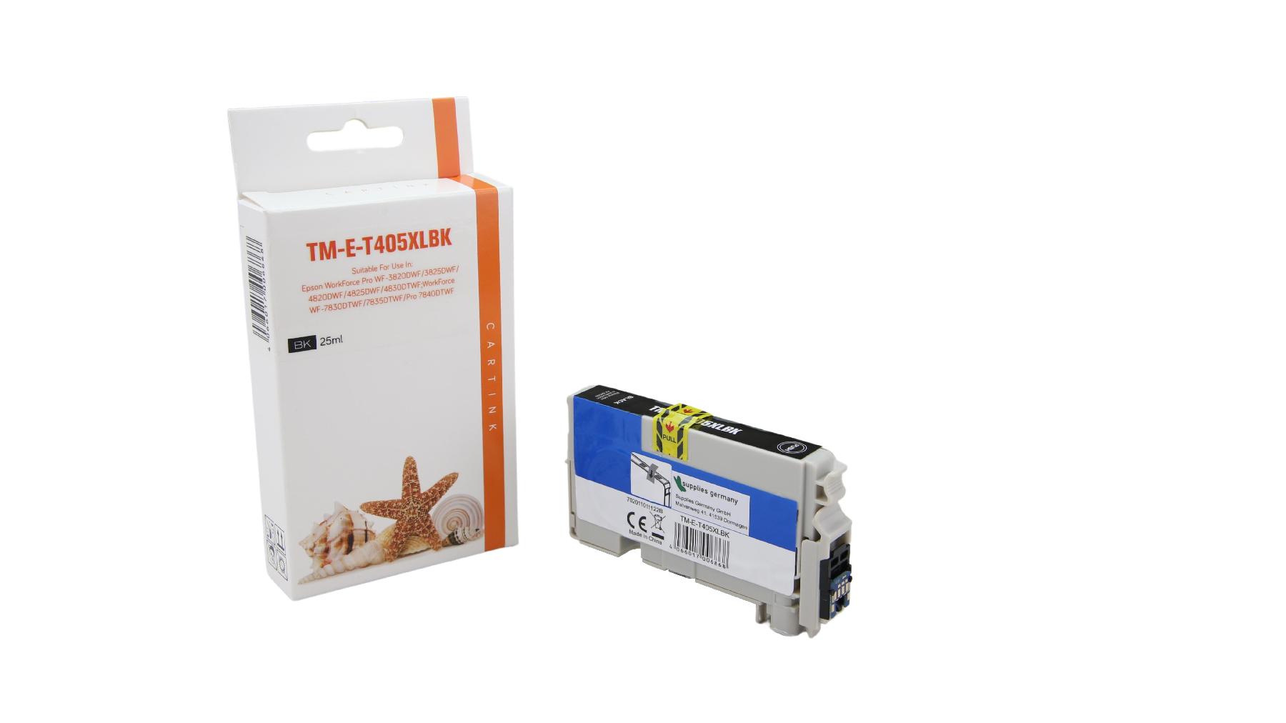 T405XLBK alternativ Seestern Tinte black für Ep / C13T05H14010 / 25