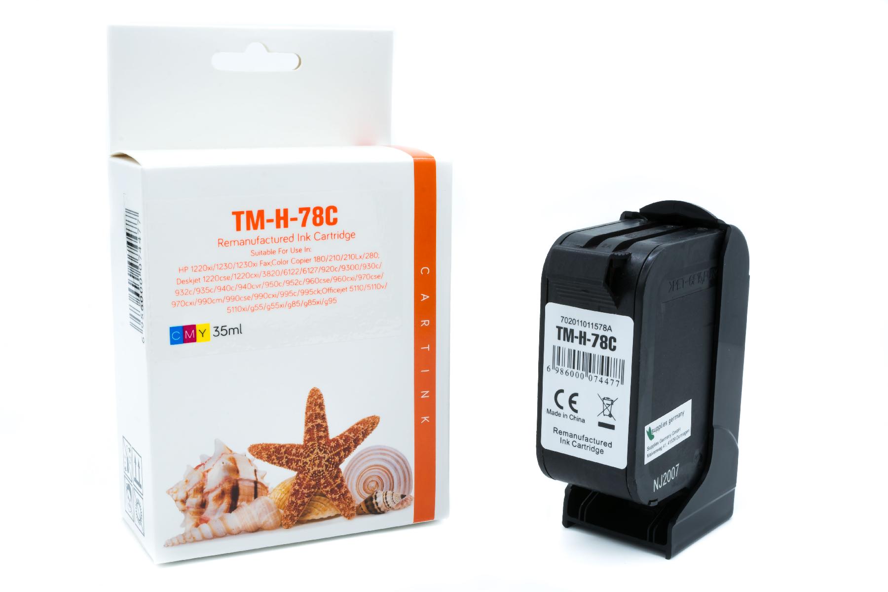 78A Refill Tinte Color für HP / C6578 / 39ml