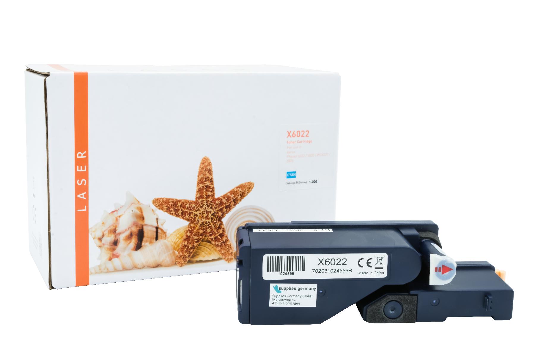 PHASER6022 alternativ Toner cyan Xerox / 106R02756 / 1.000 Seiten PHASER6022 alternativ Toner cyan Xerox / 106R02756 / 1.000 Seiten