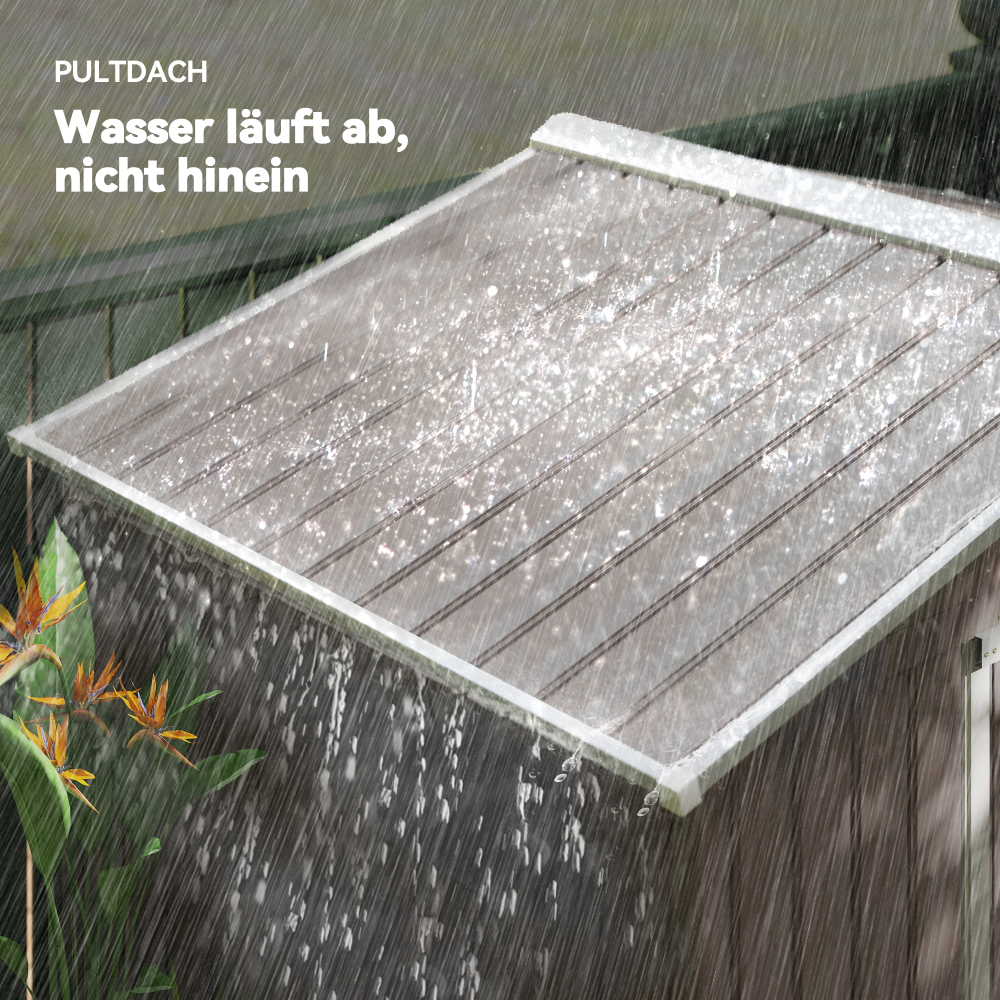 Geräteschuppen mit Schiebetüren 2,13 x 1,30 x 1,85cm Metall Grau