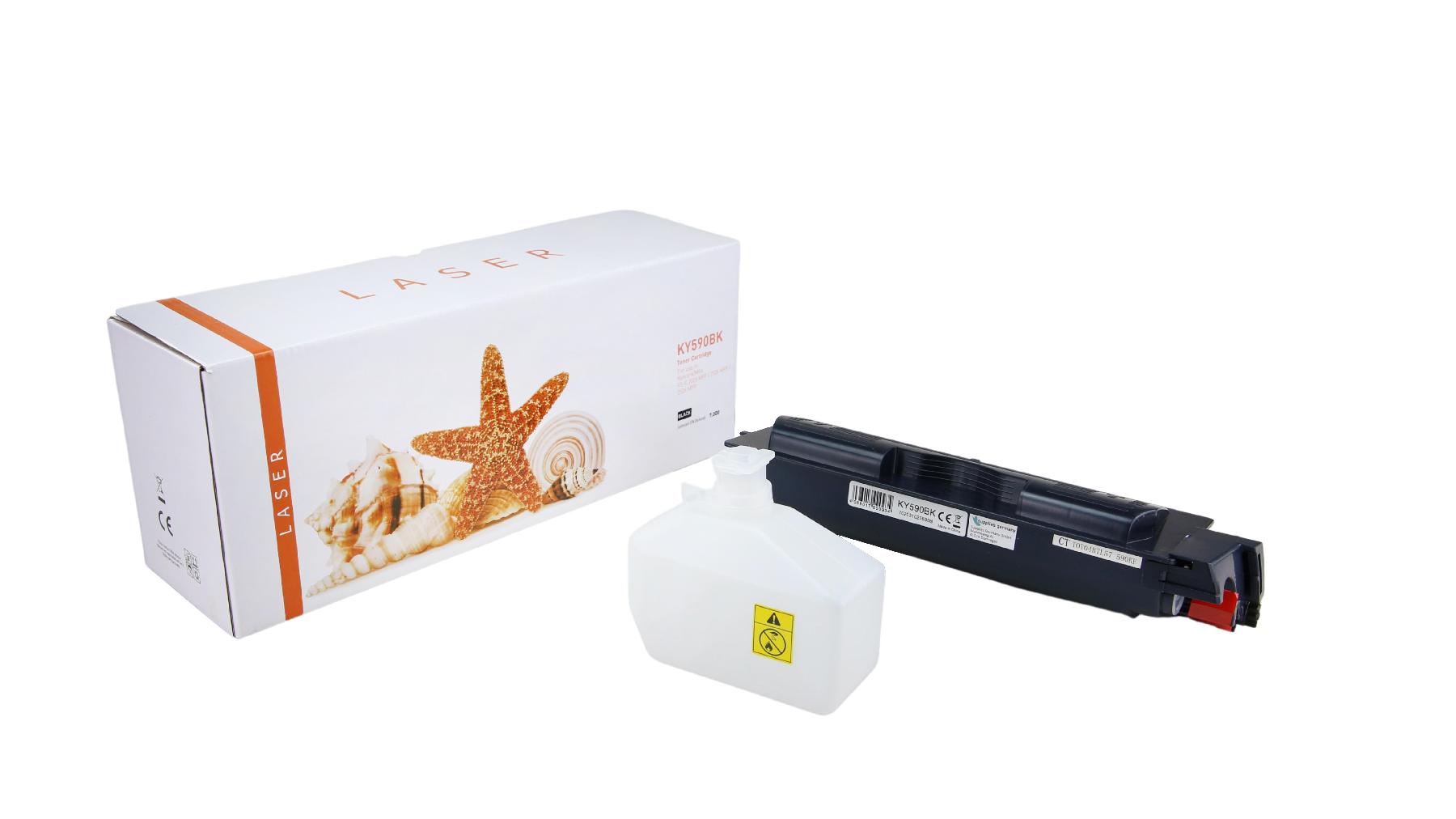 TK590schwarz alternativ Toner schwarz für Kyocera / TK590K / 7.000 Seiten TK590schwarz alternativ Toner schwarz für Kyocera / TK590K / 7.000 Seiten