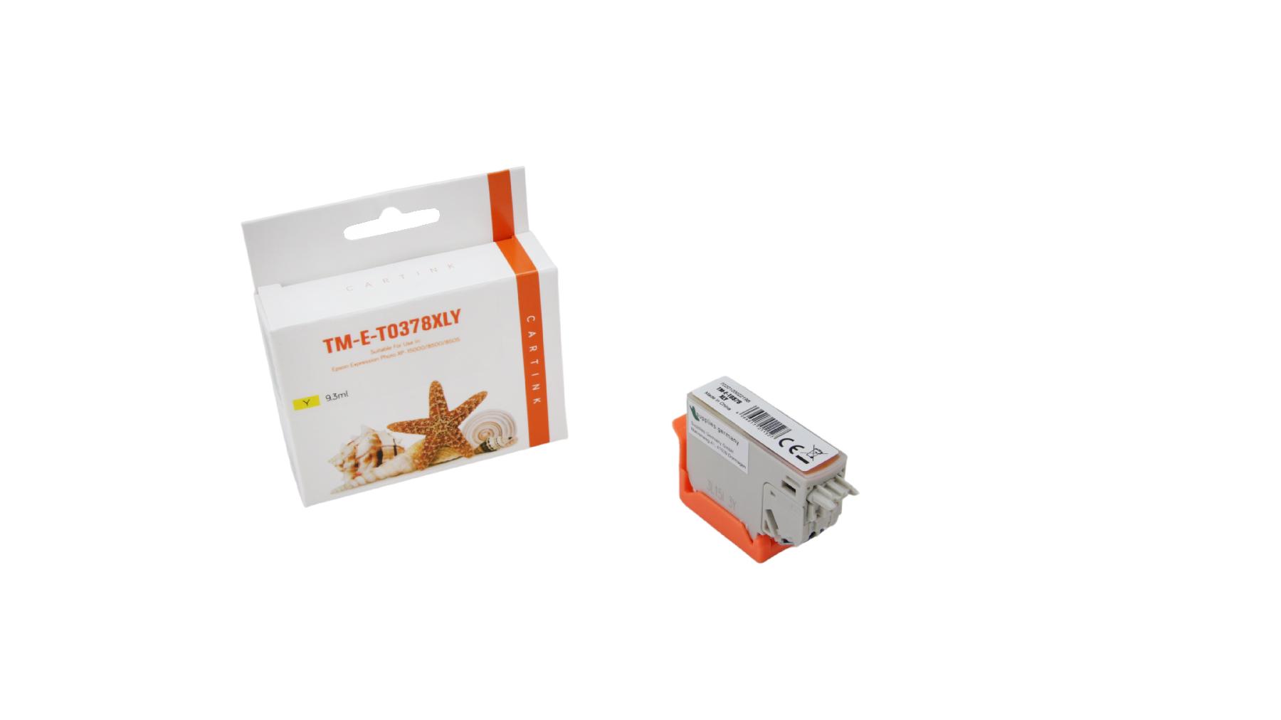 T3784XLY alternativ Seestern Tinte yellow für Epson / C13T37844010 / 9,3ml