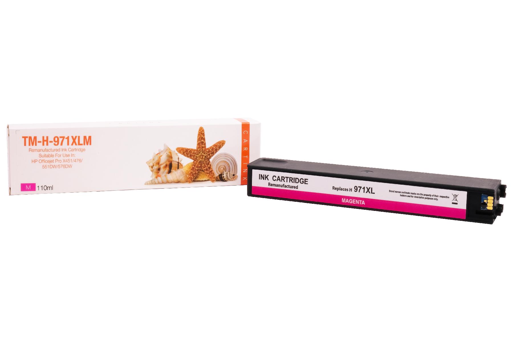 971XLM Refill Tinte magenta für HP / CN627AE / 110ml / 6.600 Seiten