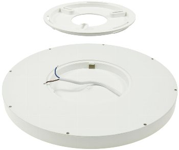 LED Deckenleuchte "Santano 18w", Ø 22,5cm, 18W, 1860lm, 3000K warmweiß