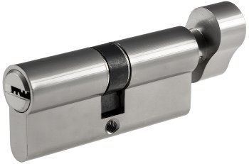 Schließzylinder 70mm (35+35mm) mit Knauf / Profil-Zylinder, 5 Sicherheits-Schlüssel