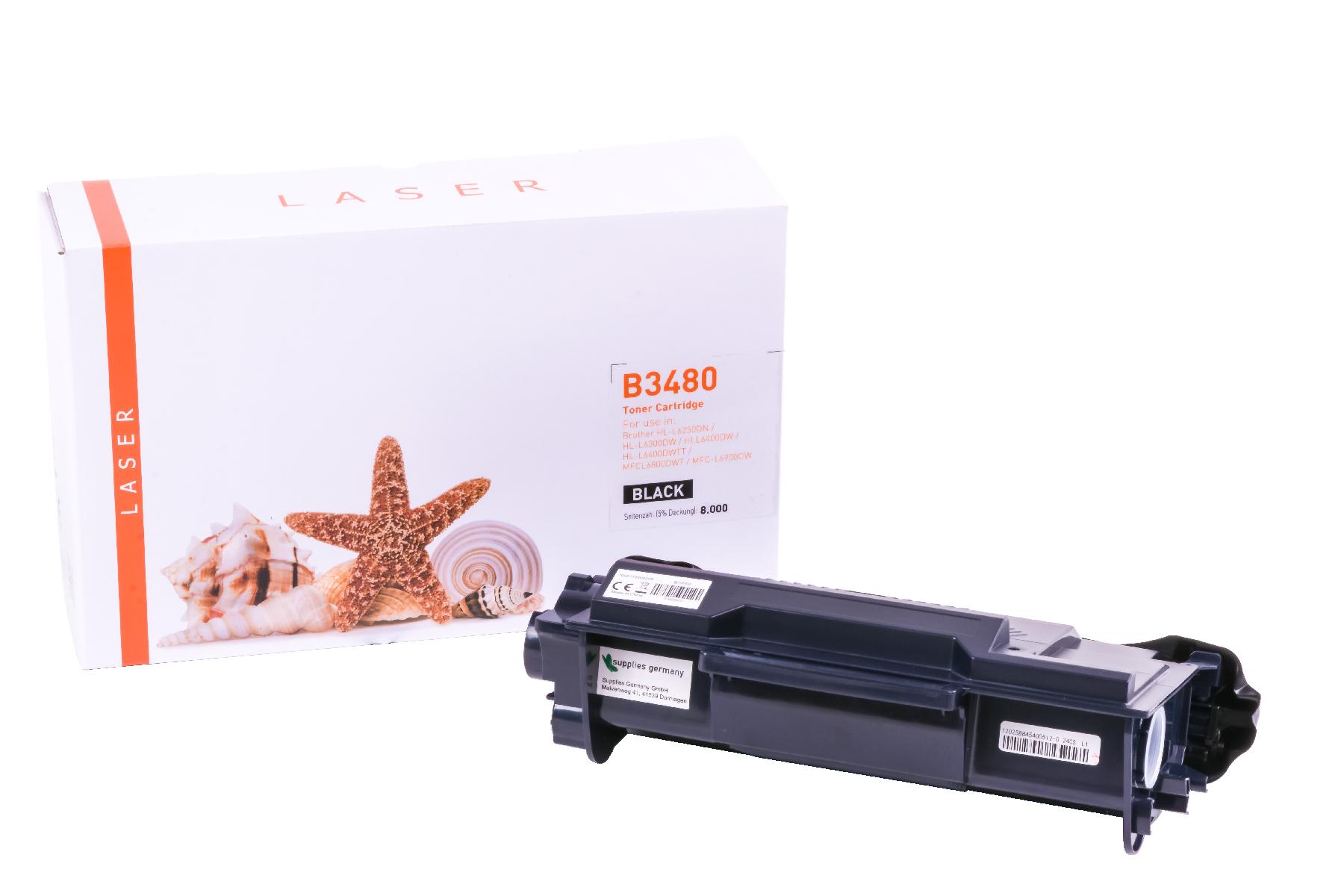 TN3480 alternativ Toner schwarz für Brother  / TN3480 / 8.000 Seiten