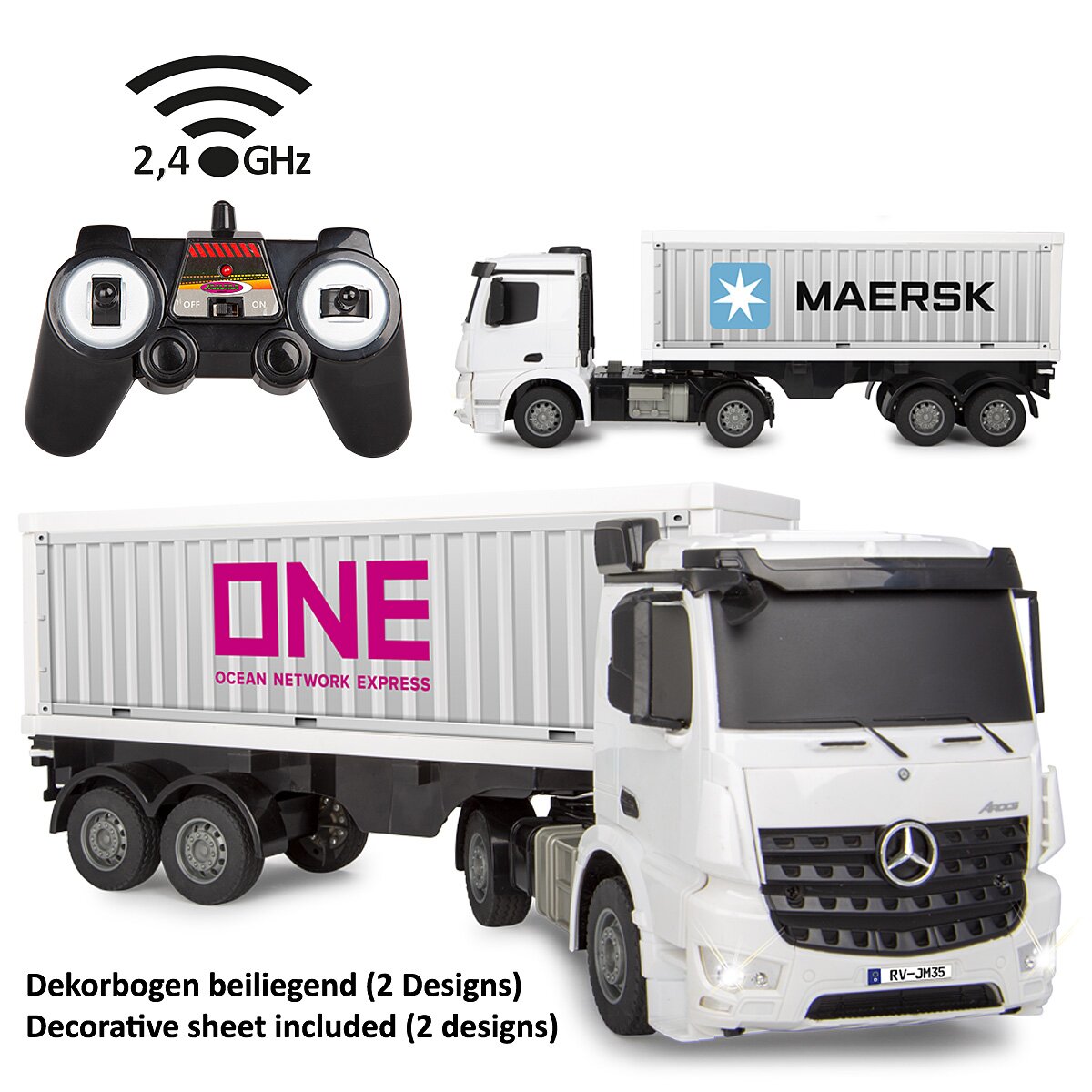 Container LKW Mercedes-Benz Arocs 1:26 2,4GHz Container LKW Mercedes-Benz Arocs 1:26 2,4GHz