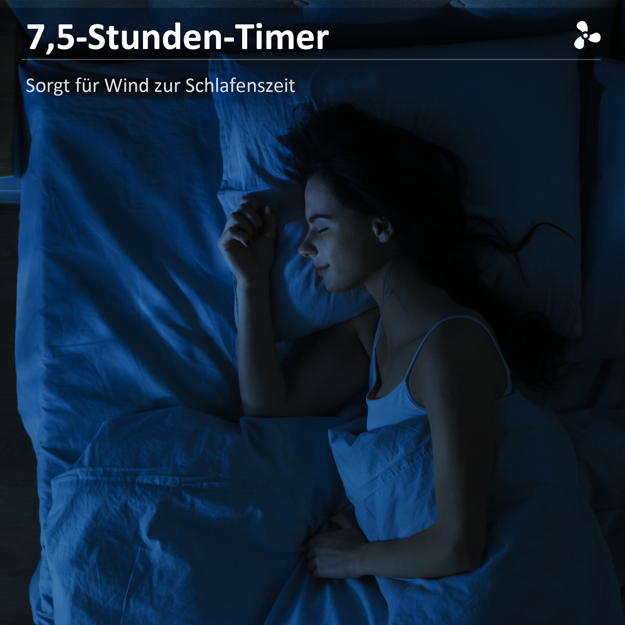 Ventilator mit Sprühnebel-Funktion, 75 Grad drehbar, 3 Geschwindigkeiten, 3 Modi, 3-Liter-Wassertank, Schwarz+Weiß