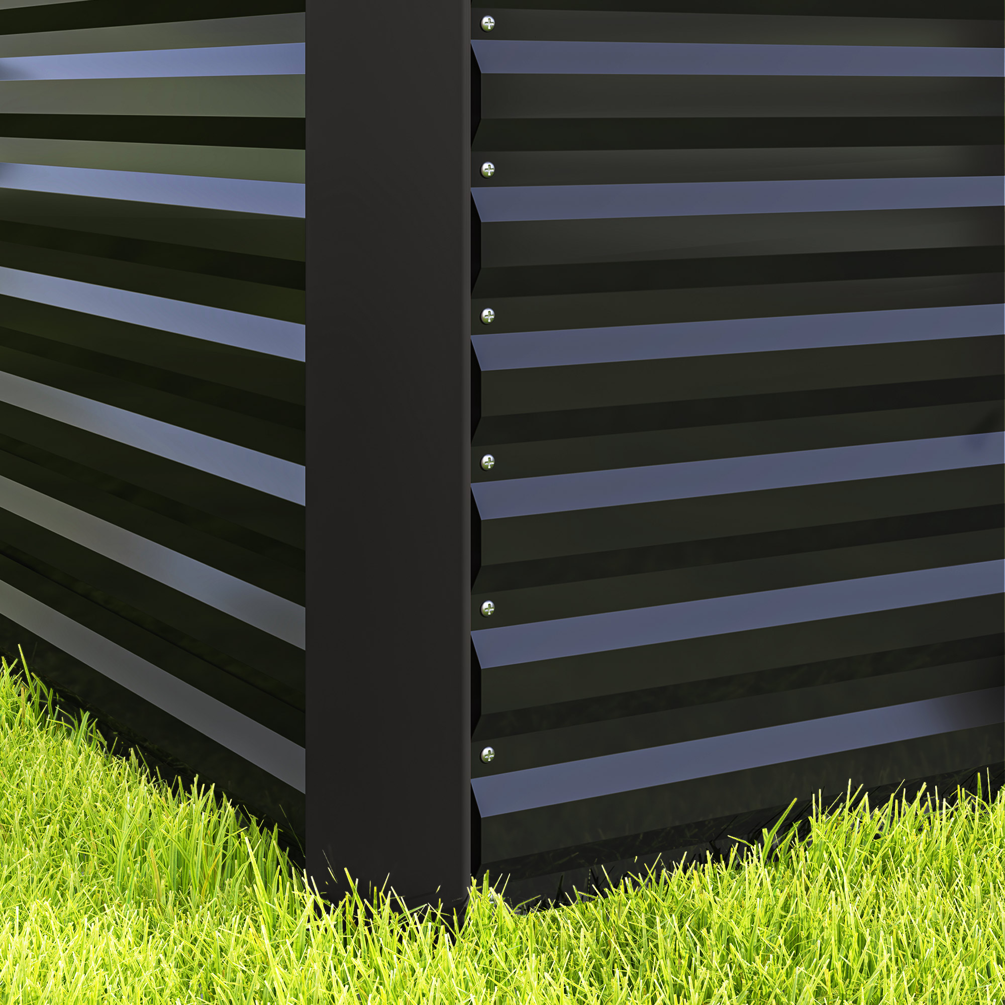 Hochbeet 2er-Set, Pflanzkasten, extra tief, Metall, 120 x 60 x 60 cm Dunkelgrau