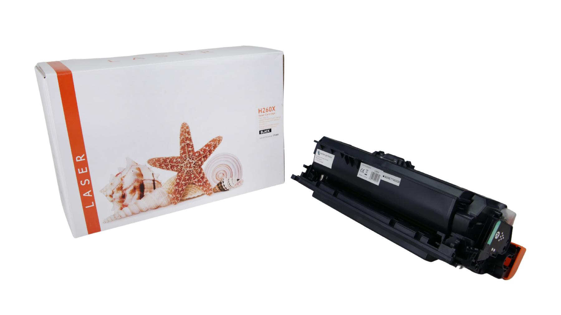 CE260X alternativ Toner black für HP / CE260XD / 17.000 Seiten