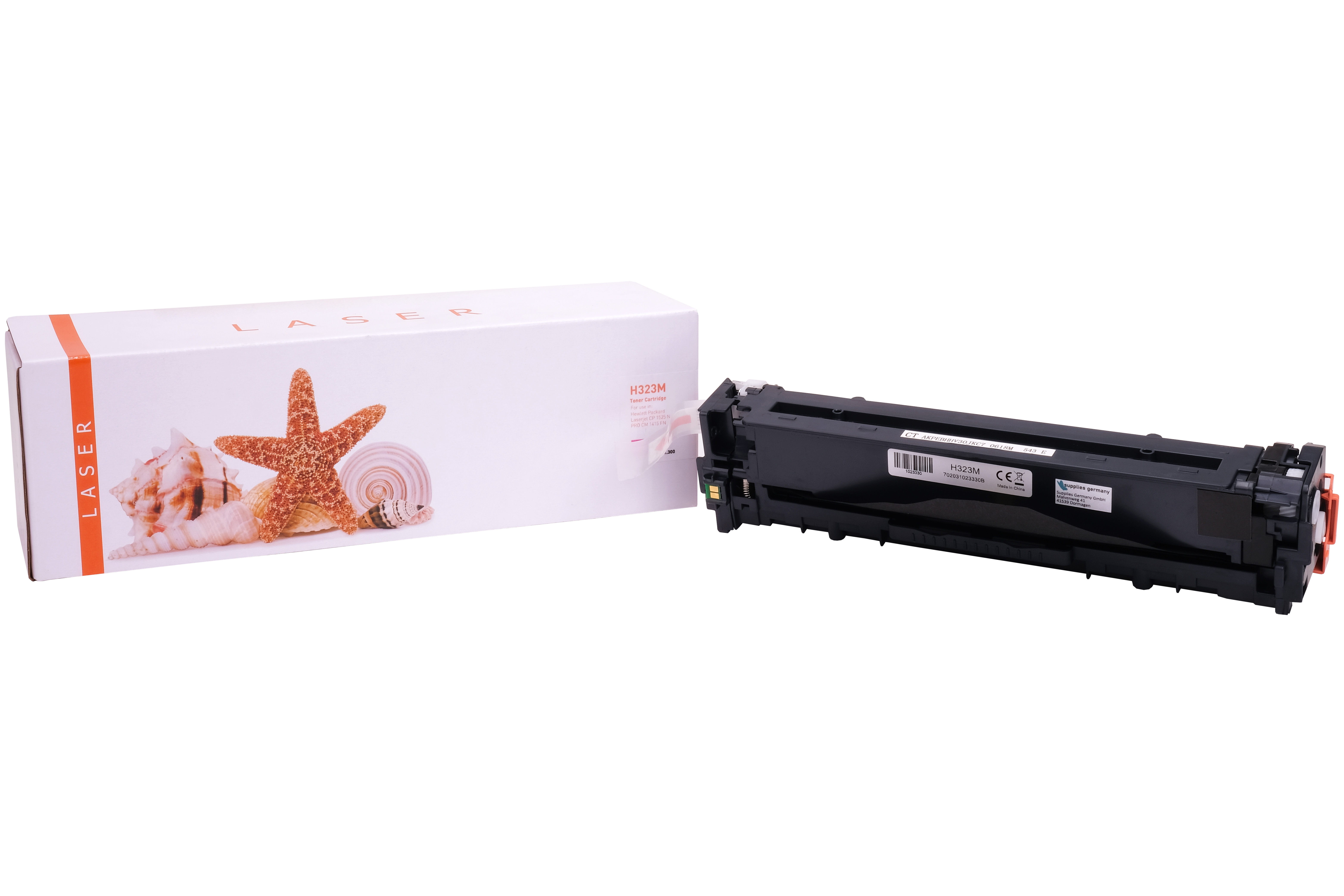 CE323M alternativ Toner magenta für HP / CE323A / 128A / 1.300 Seiten