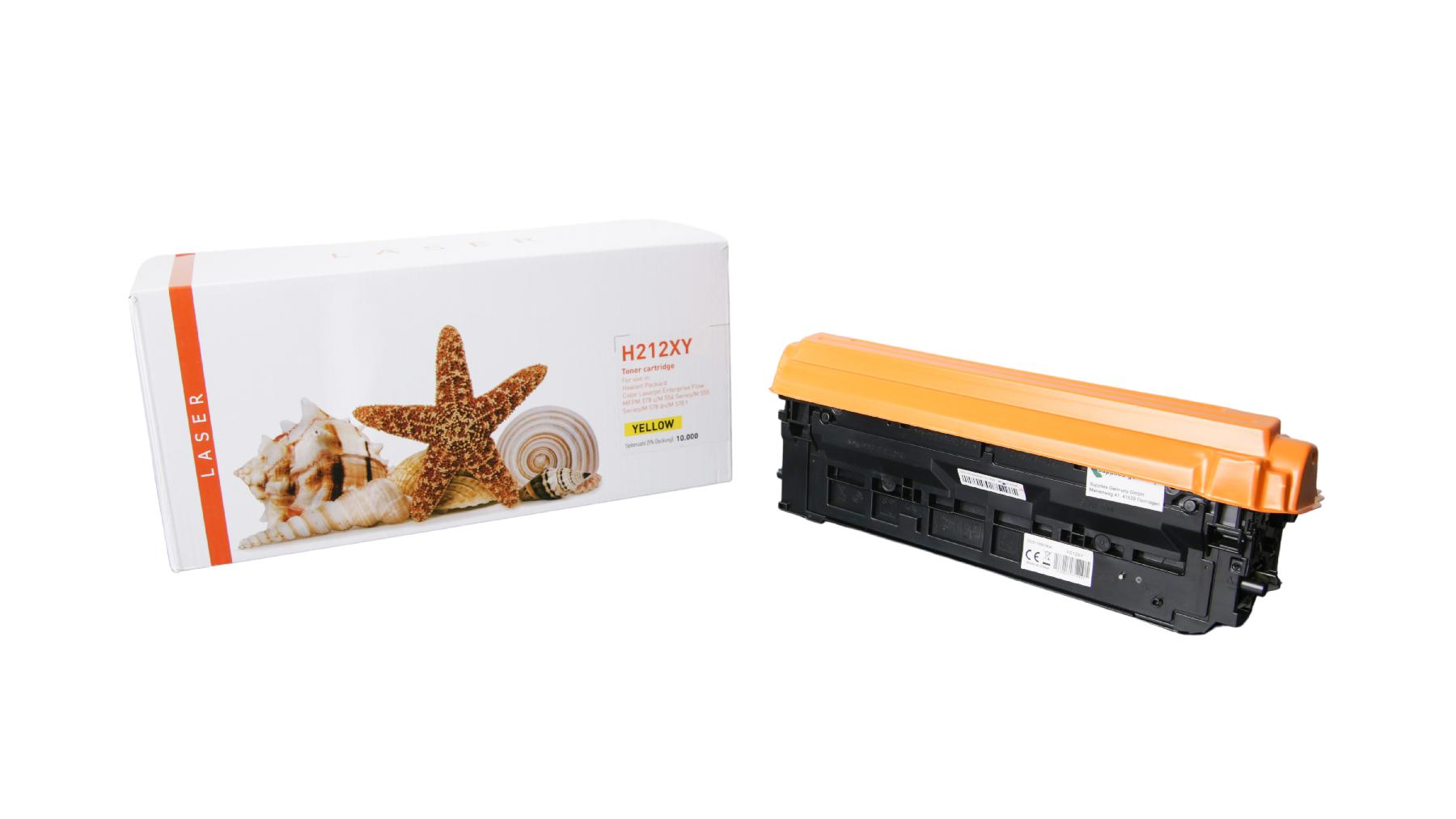 212XY alternativ Toner yellow für HP / W2122X / 10.000 Seiten